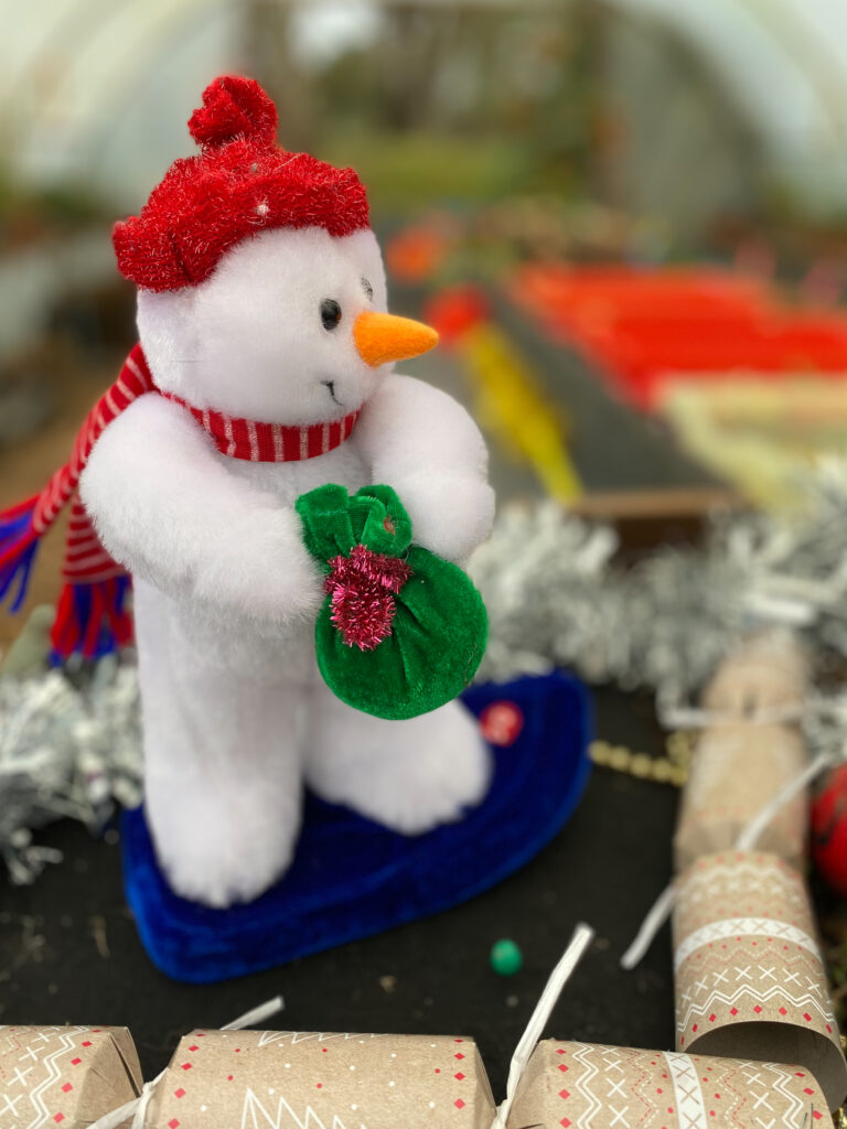 a toy snowman